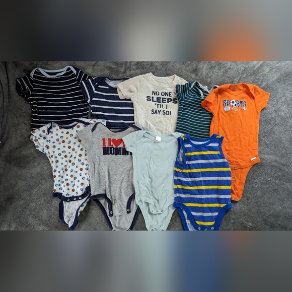 6-9 month boy onsies - Picture 2 of 2